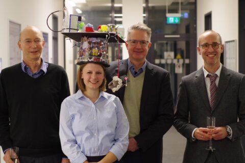 Dr. Evanie Franz 2024 and examiners. (image: FAU)