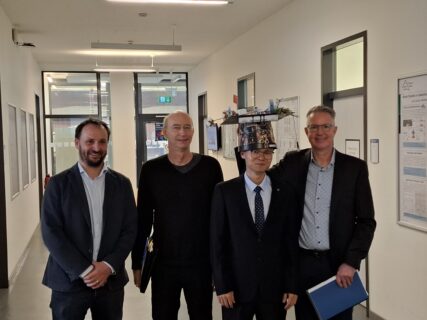 Dr. Juntao Yang 2025 and examiners. (image: FAU)
